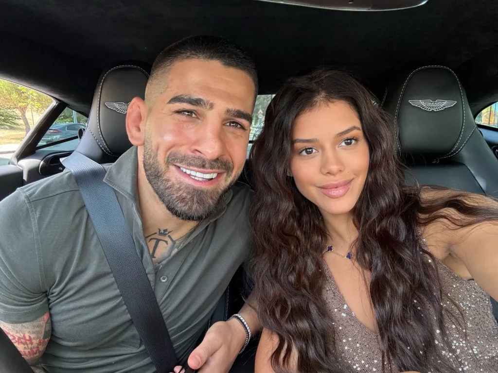 Ilia Topuria y Giorgina Uzcategui