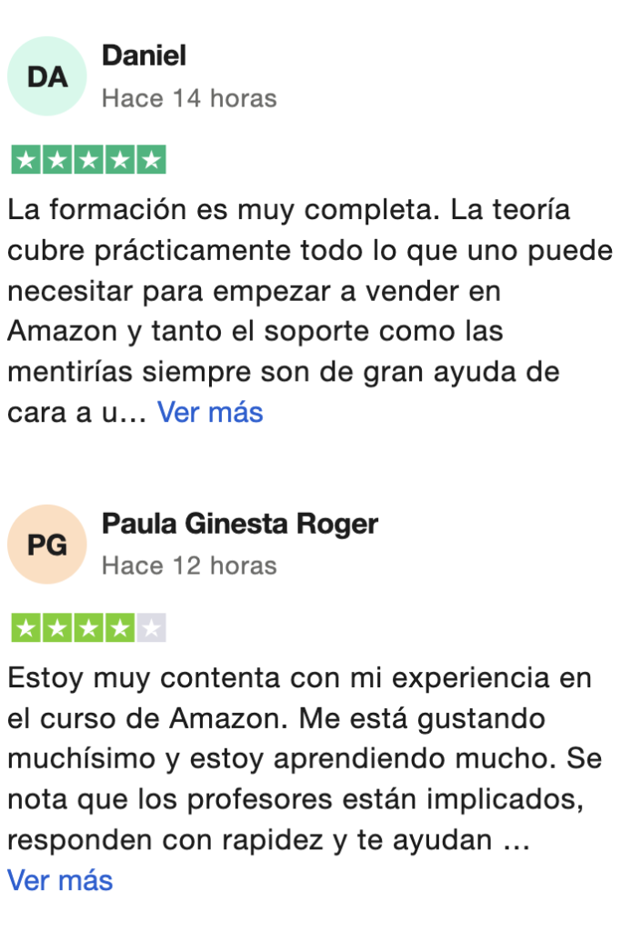 Testimonios y opiniones de Amazon Master