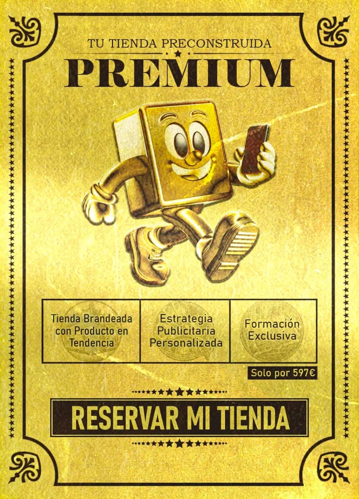 Reservar tienda premium en Tu Tienda Preconstruida