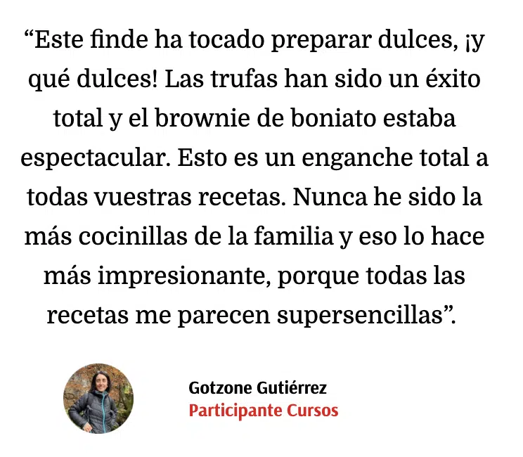 Opiniones reales y resultados Cocinando el cambio y la formación de cocina saludable Método S.A.N.O.