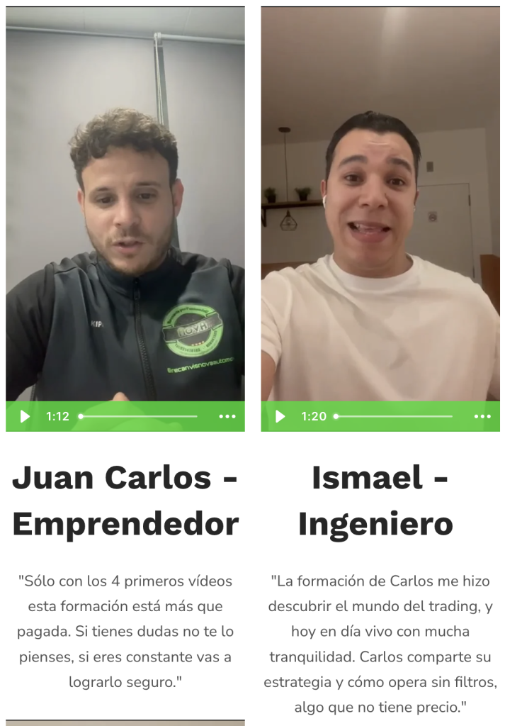 Testimonios de Carlos Lozano