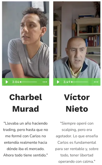 Testimonios reales sobre Elliott Traders de Carlos Lozano